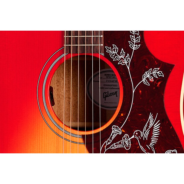 Open Box Gibson Hummingbird Special Acoustic-Electric Guitar Level 1 Vintage Cherry Sunburst