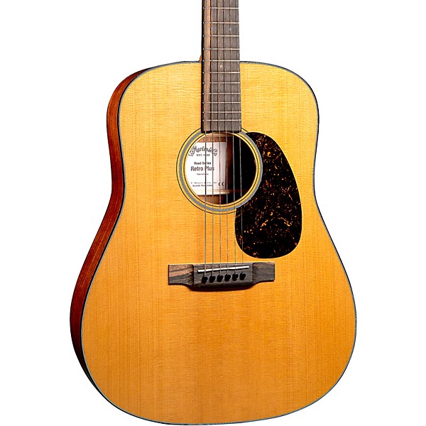 Martin DE Retro Plus Mahogany Dreadnought Acoustic-Electric Guitar Aging Toner