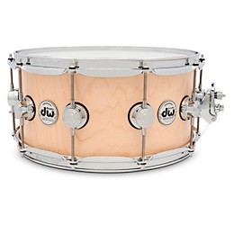 DW Collectors Series 333 Satin Oil Maple Snare Drum With Chrome Hardware 14 x 6.5 in.
