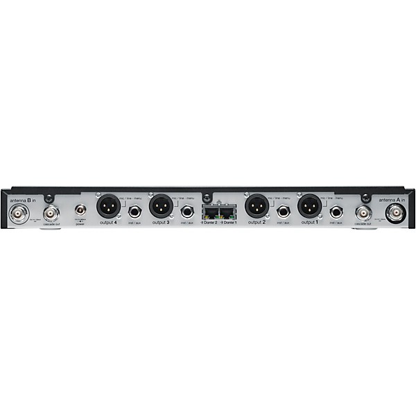 Shure SLX-D4QDAN+ Quad Channel Digital Wireless Receiver With Dante Connectivity Band G57