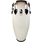 Toca Custom Deluxe Fiberglass Conga Margarita Blanca With Black Mirror Chrome Hardware 11 in. thumbnail