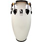 Toca Custom Deluxe Fiberglass Conga Margarita Blanca With Black Mirror Chrome Hardware 12.50 in. thumbnail