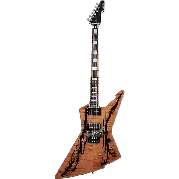 Schecter Guitar Research E-1 FR-S Electro-Resin Electric Guitar Gloss Natural