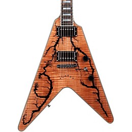 Schecter Guitar Research V-1 Electro-Resin Electric Guitar Gloss Natural