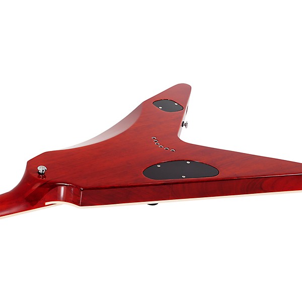 Schecter Guitar Research V-1 Electro-Resin Electric Guitar Gloss Natural