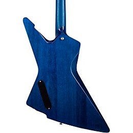 Schecter Guitar Research E-1 Electro-Resin Electric Guitar Transparent Blue