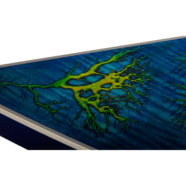 Schecter Guitar Research E-1 Electro-Resin Electric Guitar Transparent Blue