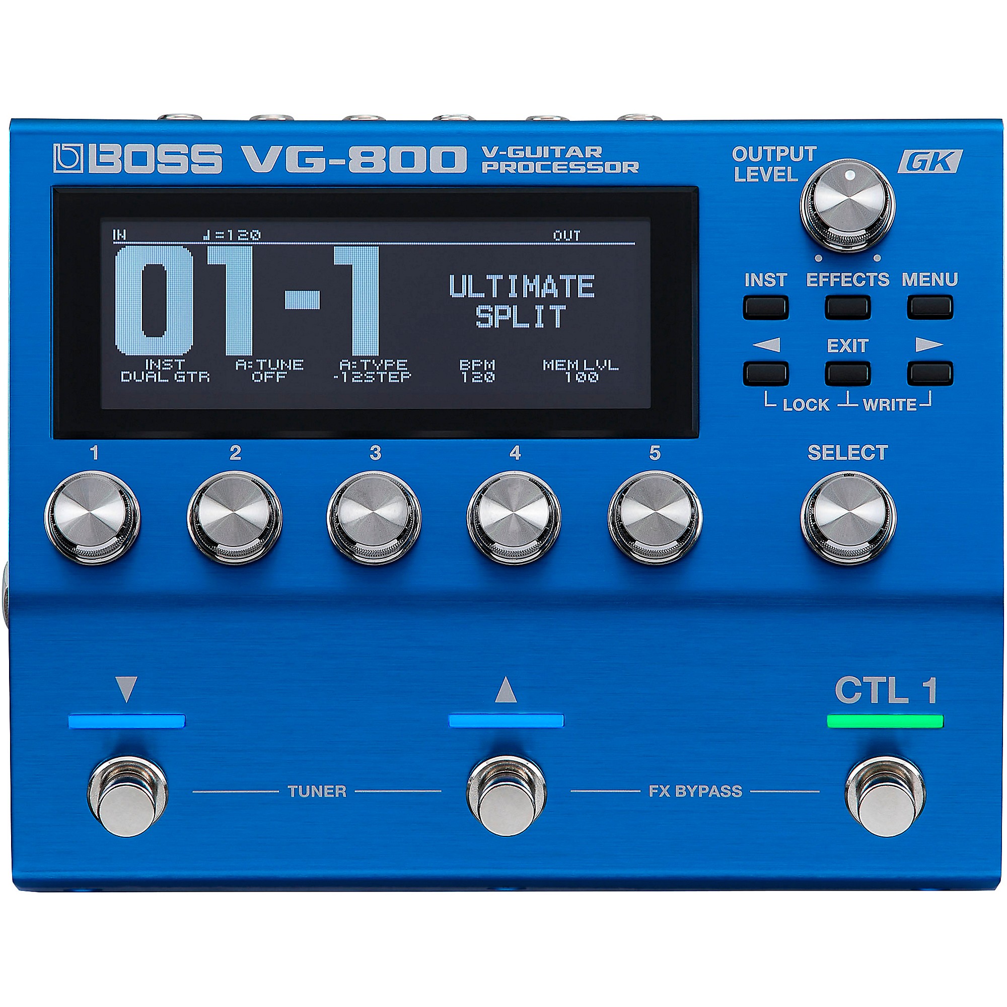 その他 Boss VG-800 BOSS VG-800 V-Guitar Processor Blue | Guitar Center
