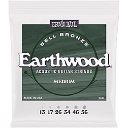 Ernie Ball Earthwood Bell Bronze Acoustic Guitar Strings Medium (13-56)