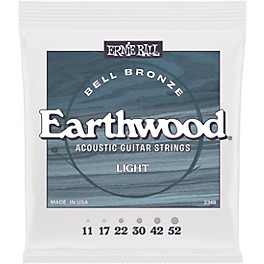 Ernie Ball Earthwood Bell Bronze Acoustic Guitar Strings Light (11 - 52)