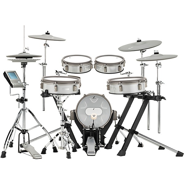 EFNOTE 3B Acoustic Designed Electronic Drum Set White Sparkle