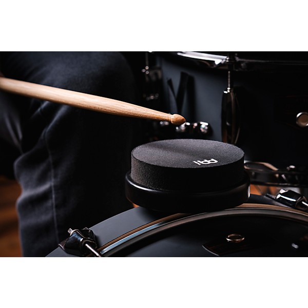 MEINL Bass Drum-Mounted Practice Pad 4 in. Black