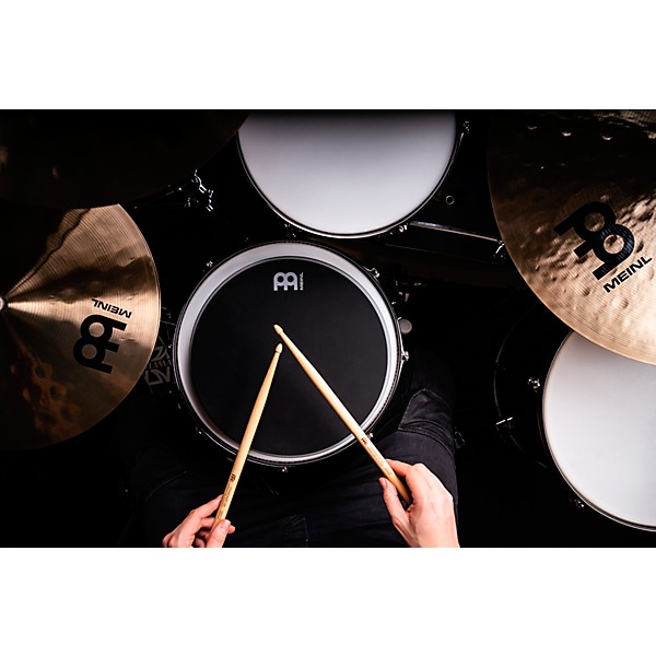 MEINL Double-Sided Foam and Silicone Practice Pad 12 in. Gray