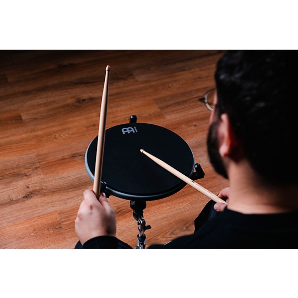 MEINL Double-Sided Foam and Silicone Practice Pad 12 in. Gray