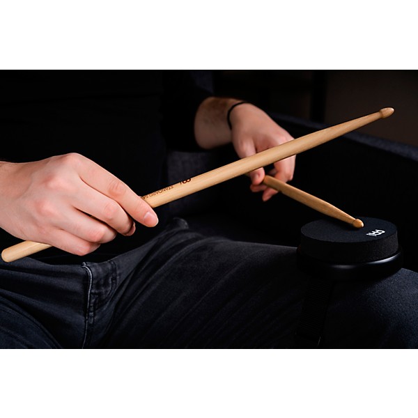 MEINL Knee-Mounted Marshmallow Practice Pad With Strap 4 in. Black