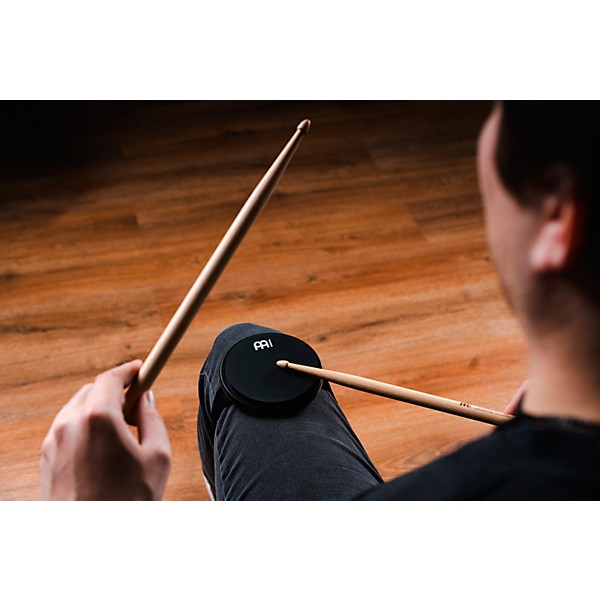 MEINL Knee-Mounted Practice Pad With Strap 4 in. Black