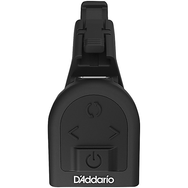 D'Addario Micro Rechargeable Headstock Clip-On Tuner Black