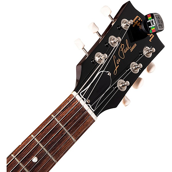 D'Addario Micro Rechargeable Headstock Clip-On Tuner Black