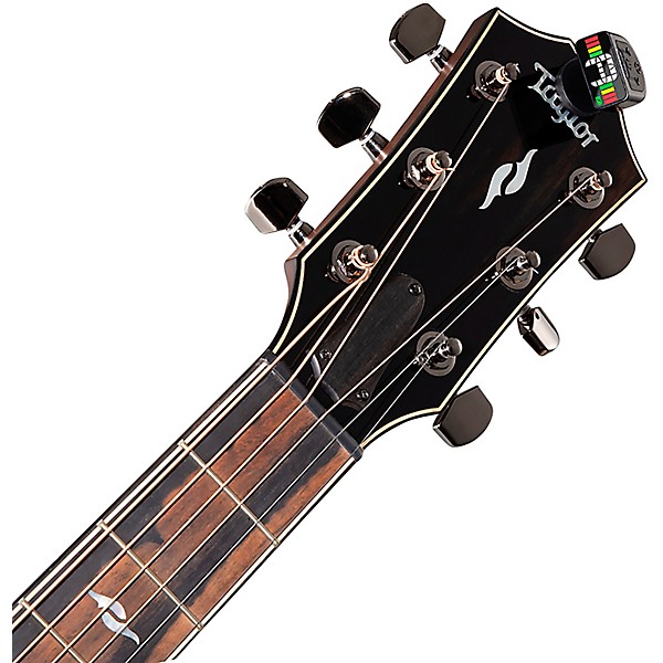 D'Addario Micro Rechargeable Headstock Clip-On Tuner Black