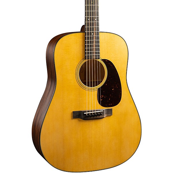 Martin D-18 Standard Satin Dreadnought Acoustic Guitar Natural