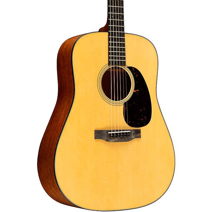Martin D-18 Standard Satin Dreadnought Acoustic Guitar Natural