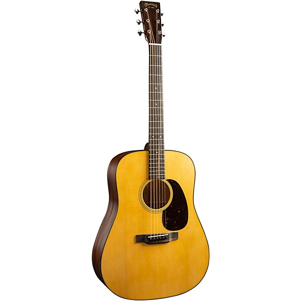 Martin D-18 Standard Satin Dreadnought Acoustic Guitar Natural