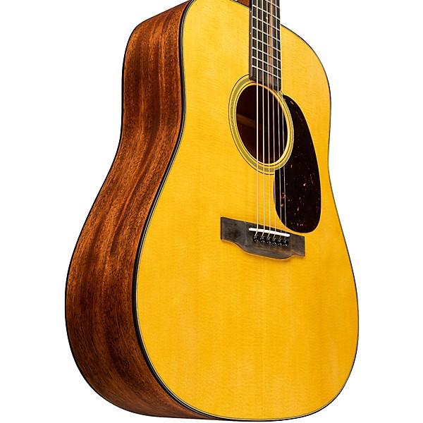 Martin D-18 Standard Satin Dreadnought Acoustic Guitar Natural