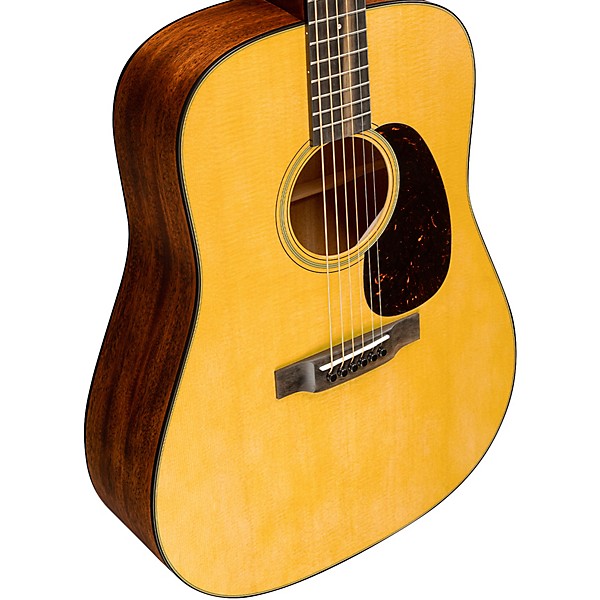 Martin D-18 Standard Satin Dreadnought Acoustic Guitar Natural