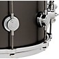 DW Collector's Series Satin Black Over Brass Snare Drum With Die Cast Hoops 14 x 6.5 in. Satin Black Over Brass