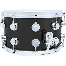 DW Collector's Series Black Nickel Over Brass Snare Drum With Die-Cast Hoops 14 x 8 in. Black Nickel Over Brass