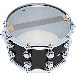 DW Collector's Series Black Nickel Over Brass Snare Drum With Die-Cast Hoops 14 x 8 in. Black Nickel Over Brass