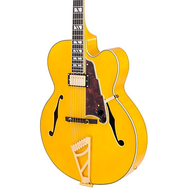 D'Angelico Excel EXL-1 Hollowbody Electric Guitar w/ Seymour Duncan 59 Humbucker Amber