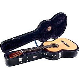 Open Box HumiCase Protege Humidified Full Size Classical and Flamenco Guitar Case Level 1 Black