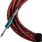 Fender Contour Holiday Instrument Cable 15 ft. Red/Green