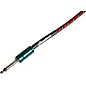 Fender Contour Holiday Instrument Cable 15 ft. Red/Green