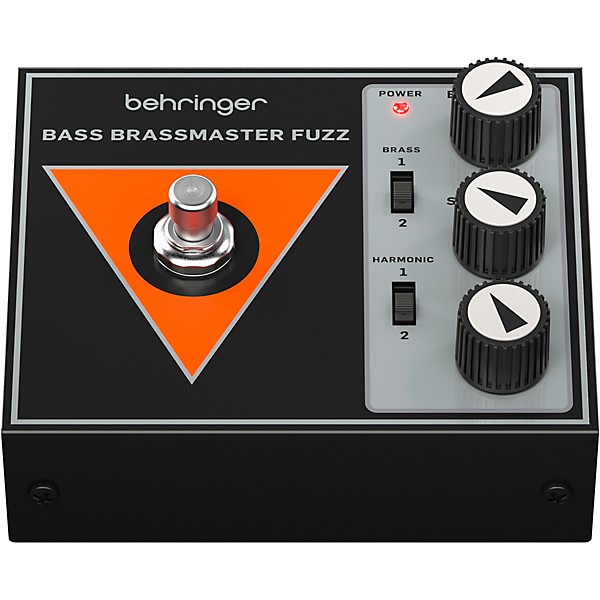 Behringer Bass Brassmaster Fuzz Effects Pedal Black