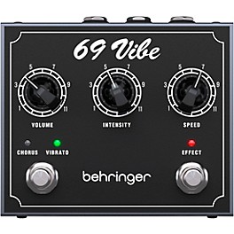 Behringer 69 Vibe Uni-Vibe Effects Pedal Black