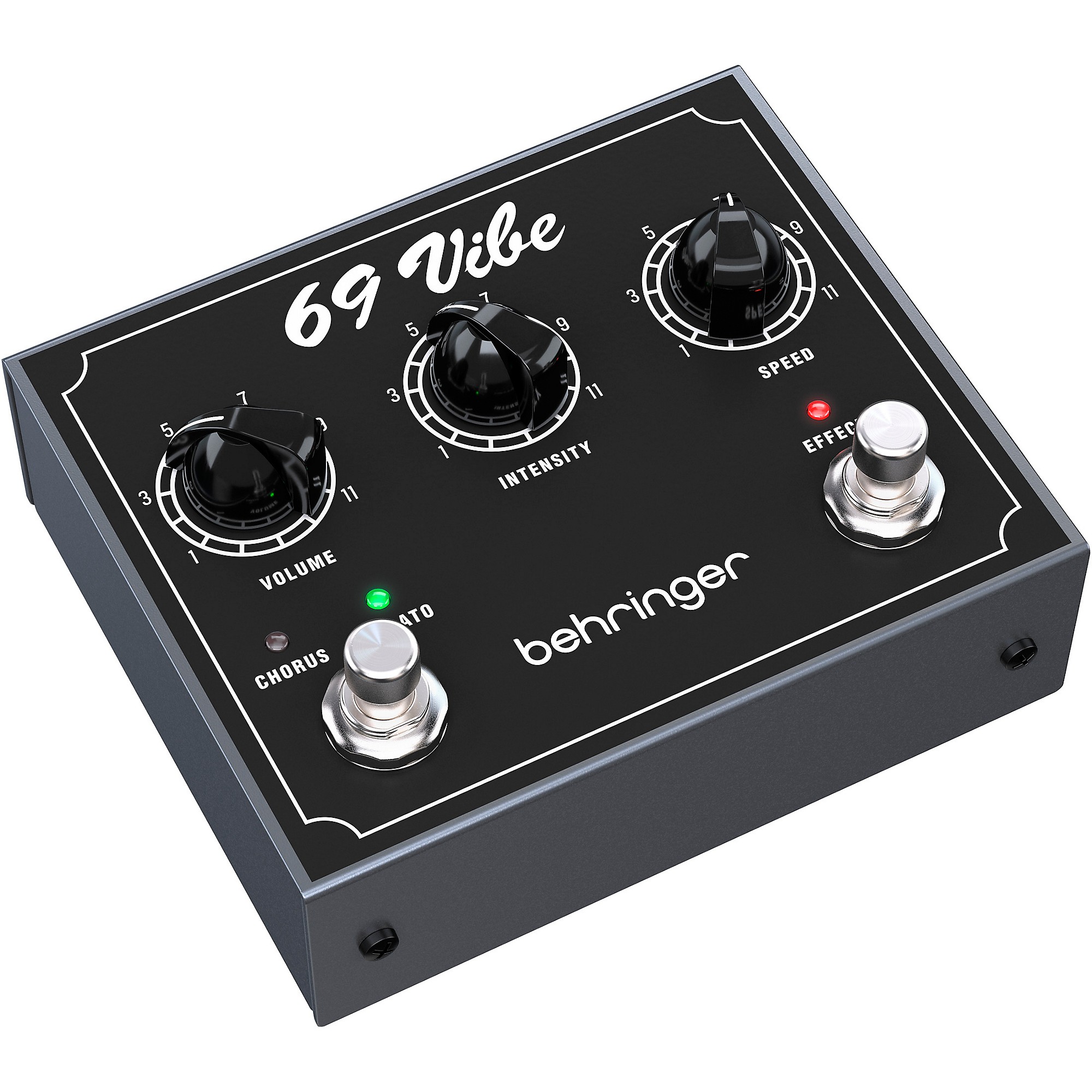 BEHRINGER 69 VIBE / ユニ バイブ 系 Uni Vibe Behringer 69 Vibe Uni-Vibe Effects Pedal Black | Guitar Center