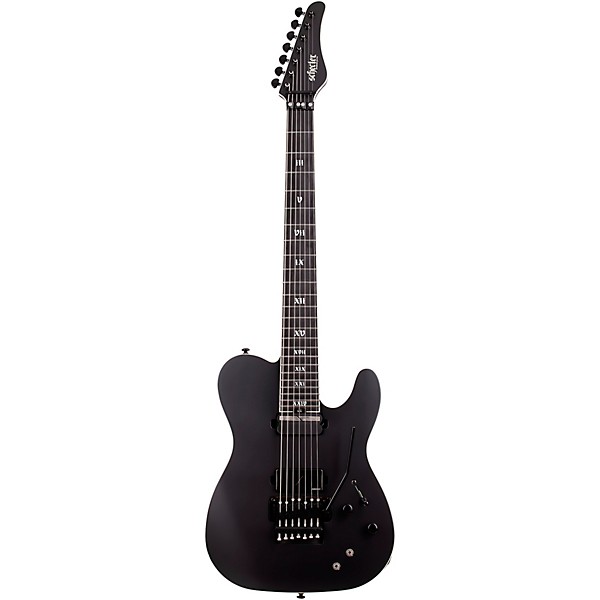 Schecter Guitar Research PT-7 FR-S SLS Elite Evil Twin Electric Guitar Satin Black