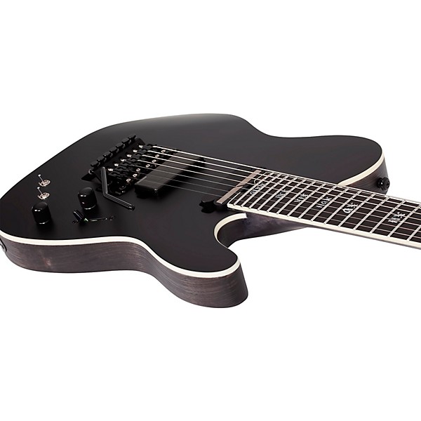 Schecter Guitar Research PT-7 FR-S SLS Elite Evil Twin Electric Guitar Satin Black