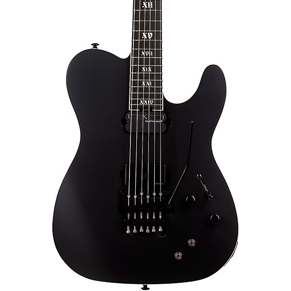 Schecter Guitar Research PT FR-S SLS Elite Evil Twin Electric Guitar Satin Black