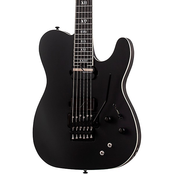 Schecter Guitar Research PT FR-S SLS Elite Evil Twin Electric Guitar Satin Black