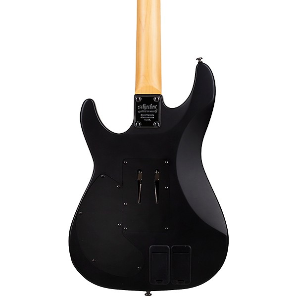 Schecter Guitar Research Demon-6 FR-S Electric Guitar Aged Black Satin