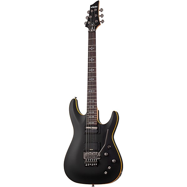 Schecter Guitar Research Demon-6 FR-S Electric Guitar Aged Black Satin