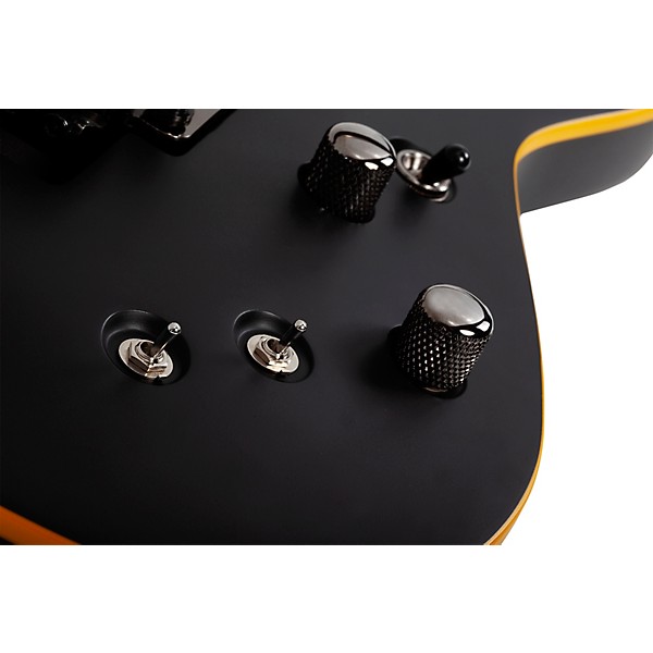 Schecter Guitar Research Demon-6 FR-S Electric Guitar Aged Black Satin