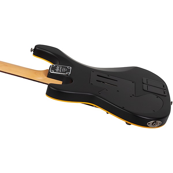 Schecter Guitar Research Demon-6 FR-S Electric Guitar Aged Black Satin