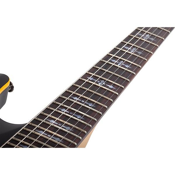 Schecter Guitar Research Demon-6 FR-S Electric Guitar Aged Black Satin