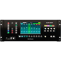 Allen & Heath SQ-RACK 48-Channel 96kHz XCVI Core Rack Mountable Digital Mixer With 7" HD Capacitive Touchscreen