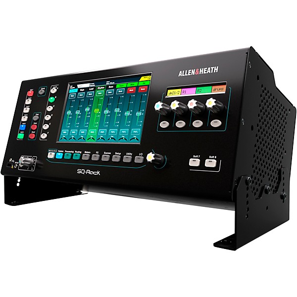 Allen & Heath SQ-RACK 48-Channel 96kHz XCVI Core Rack Mountable Digital Mixer With 7" HD Capacitive Touchscreen