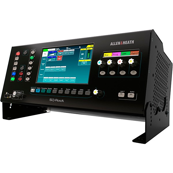 Allen & Heath SQ-RACK 48-Channel 96kHz XCVI Core Rack Mountable Digital Mixer With 7" HD Capacitive Touchscreen